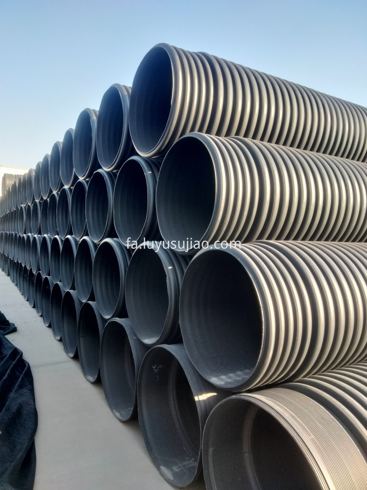 hdpe double -wall corrugation pipe for water